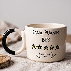 SANA PUANIM 5 -DÜĞÜM KUPA - SİYAH SAP - 