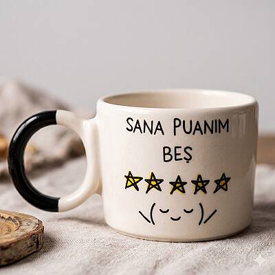 SANA PUANIM 5 -DÜĞÜM KUPA - SİYAH SAP - 1