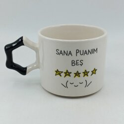 SANA PUANIM 5 -YILDIZ KUPA - SİYAH SAP - 