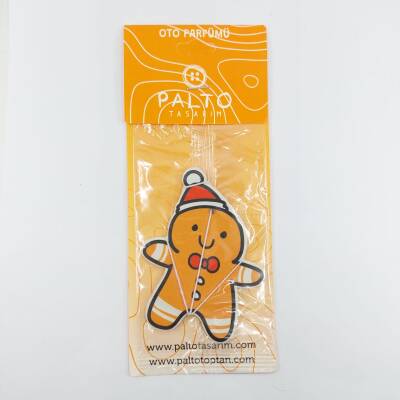 ŞAPKALI KURABİYE ADAM MUTLU YILLAR-OTO KOKUSU - TEKLİ - 1