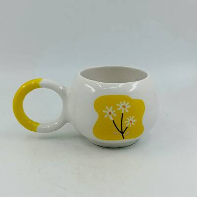 SARI DESEN PAPATYA-BALONCUK KUPA - SARI SAP - 1