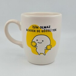 SARI İŞİM OLMAZ-OVAL KUPA - TRANSPARAN SAP - 