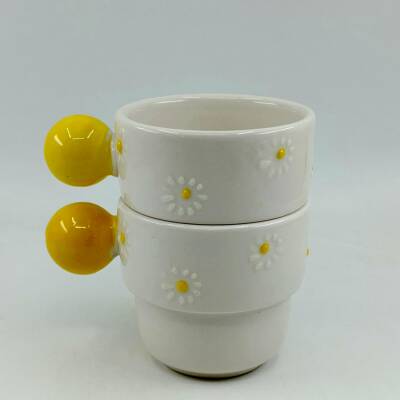 SARI PAPATYALAR - 3D-İKİLİ PUNTO ESPRESSO - 3D - 1