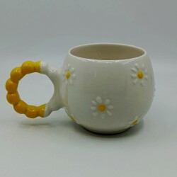 SARI PAPATYALAR - 3D-PUF KUPA - 3D - 