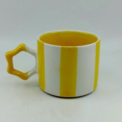 SARI ŞERİT - 3D-YILDIZ KUPA - 3D - 