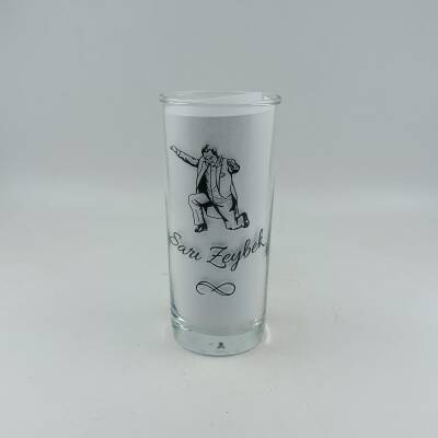 SARI ZEYBEK-RAKI BARDAĞI - ŞEFFAF - 1