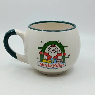 SARILAN NOEL BABA MUTLU YILLAR-BALON KUPA - YEŞİL SAP YEŞİL TURNETT - 1