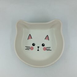 ŞAŞKIN KEDİ-KEDİ MAMA KABI - TRANSPARAN - 