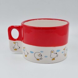 ŞAŞKIN ÖRDEK-POLO KUPA - KIRMIZI ALT - 