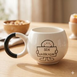 SEN HARİKASIN-BALONCUK KUPA - YEŞİL SAP - 
