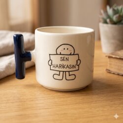 SEN HARİKASIN-T KUPA - KOBALT SAP - 