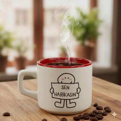 SEN HARİKASIN-VENUS KUPA - KIRMIZI İÇ - 1