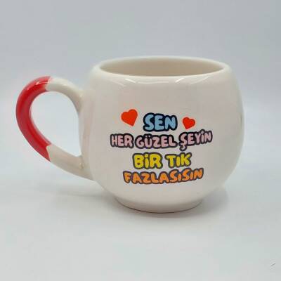 SEN HER GÜZEL ŞEYİN Bİ TIK - BALON KUPA - TURUNCU SAP - 1