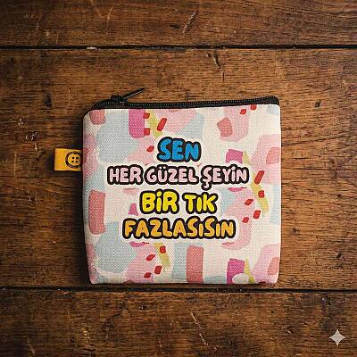 SEN HER GÜZEL ŞEYİN Bİ TIK-BOZUK PARA CÜZDANI - TEKLİ - 1