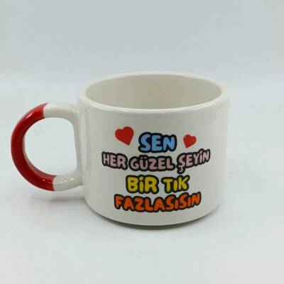 SEN HER GÜZEL ŞEYİN Bİ TIK-D KUPA - TURUNCU SAP - 1