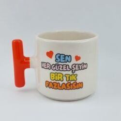 SEN HER GÜZEL ŞEYİN Bİ TIK - T KUPA - TURUNCU SAP - 