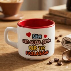 SEN HER GÜZEL ŞEYİN Bİ TIK - VENUS KUPA - KIRMIZI İÇ - 