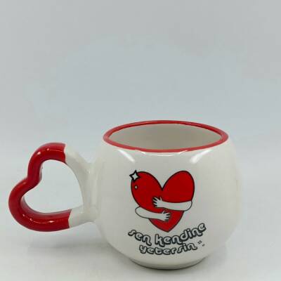 SEN KENDİNE YETERSİN-AMOUR KUPA - KIRMIZI SAP KIRMIZI TURNET - 1