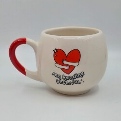 SEN KENDİNE YETERSİN-BALON KUPA - KIRMIZI SAP - 