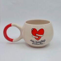 SEN KENDİNE YETERSİN-BALONCUK KUPA - KIRMIZI SAP - 