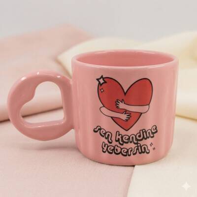 SEN KENDİNE YETERSİN-EROS KUPA - PEMBE SAP PEMBE GÖVDE - 1