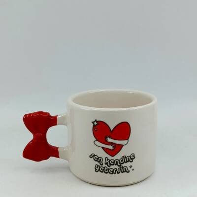 SEN KENDİNE YETERSİN-KURDELE KUPA - KIRMIZI SAP - 1