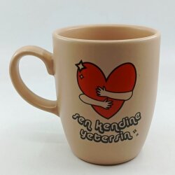 SEN KENDİNE YETERSİN-OVAL KUPA - PEMBE SAP PEMBE GÖVDE PEMBE İÇ - 