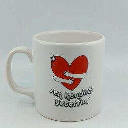 SEN KENDİNE YETERSİN-SİLİNDİR KUPA - TRANSPARAN - 