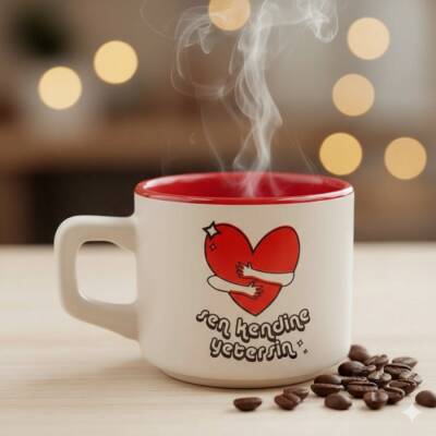 SEN KENDİNE YETERSİN-VENUS KUPA - KIRMIZI İÇ - 1