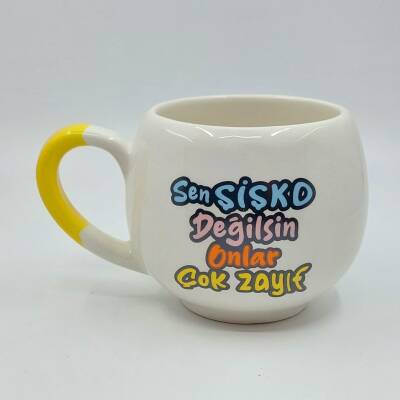 SEN ŞİŞKO DEĞİLSİN ONLAR - BALON KUPA - SARI SAP - 1
