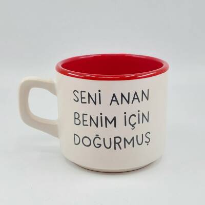 SENİ ANAN BENİM İÇİN DOĞURMUŞ-VENUS KUPA - KIRMIZI İÇ - 1