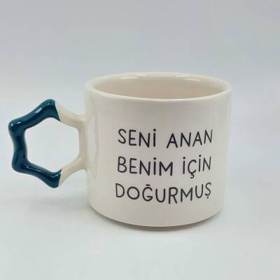 SENİ ANAN BENİM İÇİN DOĞURMUŞ-YILDIZ KUPA - KOBALT SAP - 1