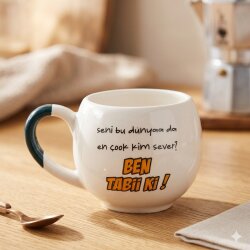 SENİ BU DÜNYADA EN ÇOK -BALON KUPA - YEŞİL SAP - 