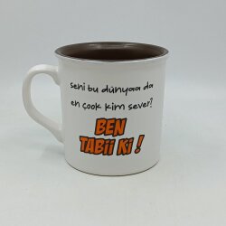 SENİ BU DÜNYADA EN ÇOK -İDA KUPA - TRANSPARAN SAP TRANSPARAN GÖVDE KAHVERENGİ İÇ - 