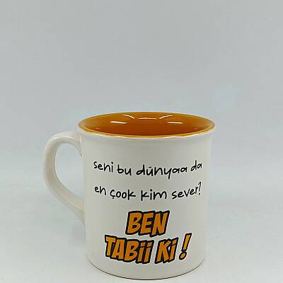 SENİ BU DÜNYADA EN ÇOK -İDA KUPA - TRANSPARAN SAP TRANSPARAN GÖVDE TURUNCU İÇ - 1