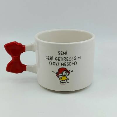 SENİ BU DÜNYADA EN ÇOK -KURDELE KUPA - KIRMIZI SAP - 1