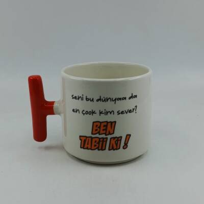 SENİ BU DÜNYADA EN ÇOK -T KUPA - KIRMIZI SAP - 1