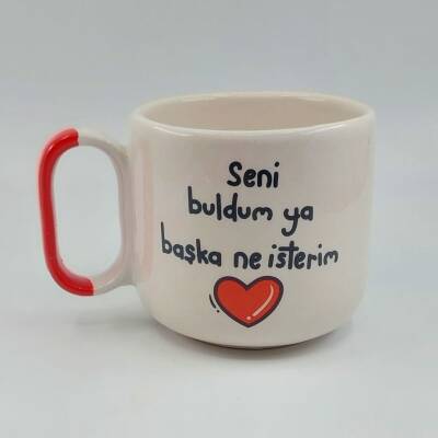 SENİ BULDUM YA - ARYA ÇAY FİNCANI - TURUNCU SAP - 1