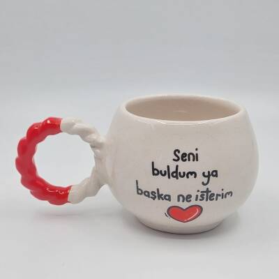 SENİ BULDUM YA - BALONCUK KUPA - KIRMIZI SAP - 1