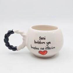 SENİ BULDUM YA - BALONCUK KUPA - SİYAH SAP - 