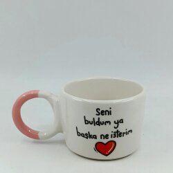 SENİ BULDUM YA-DÜĞÜM KUPA - PEMBE SAP - 