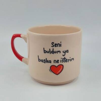 SENİ BULDUM YA-MİSTİK KUPA - KIRMIZI SAP - 1