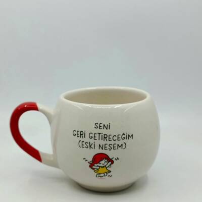 SENİ GERİ GETİRECEĞİM-BALON KUPA - KIRMIZI SAP - 1