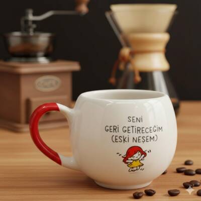 SENİ GERİ GETİRECEĞİM-BALON KUPA - KIRMIZI SAP - 1