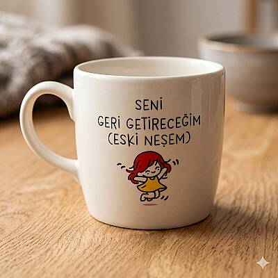 SENİ GERİ GETİRECEĞİM-BODUR KUPA - TRANSPARAN - 1