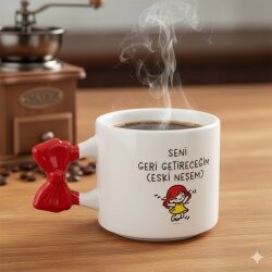 SENİ GERİ GETİRECEĞİM-KURDELE KUPA - KIRMIZI SAP - 