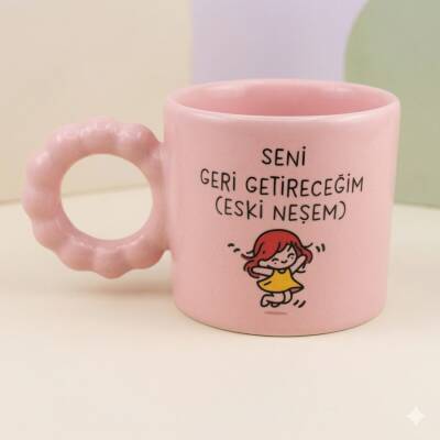 SENİ GERİ GETİRECEĞİM-PRENSES KUPA - PEMBE GÖVDE PEMBE SAP - 1