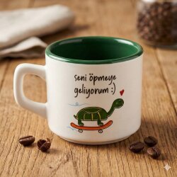 SENİ ÖPMEYE GELİYORUM-VENUS KUPA - YEŞİL İÇ - 