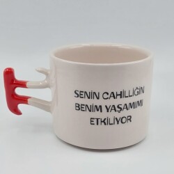 SENİN CAHİLLİĞİN-Pİ KUPA - KIRMIZI SAP - 2