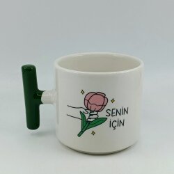 SENİN İÇİN-T KUPA - YEŞİL SAP - 